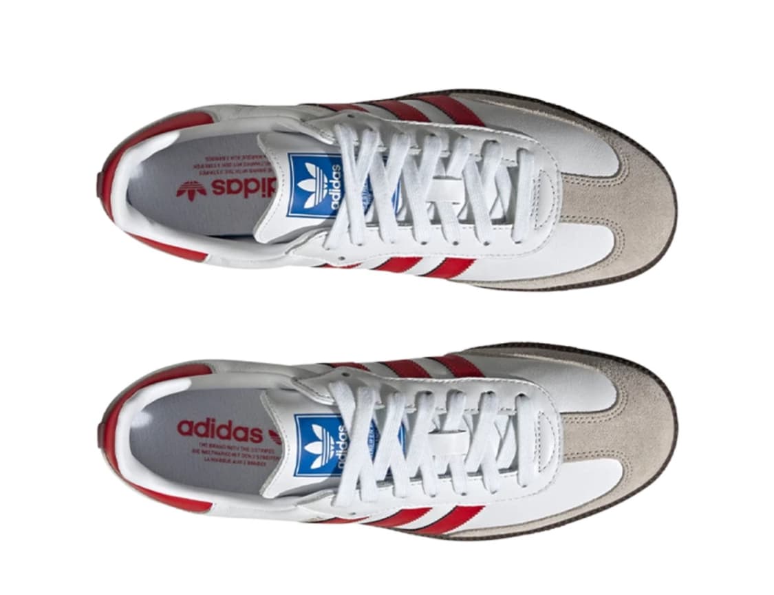 아디다스 삼바 OG 화이트 베러 스칼렛 240 상품이미지1