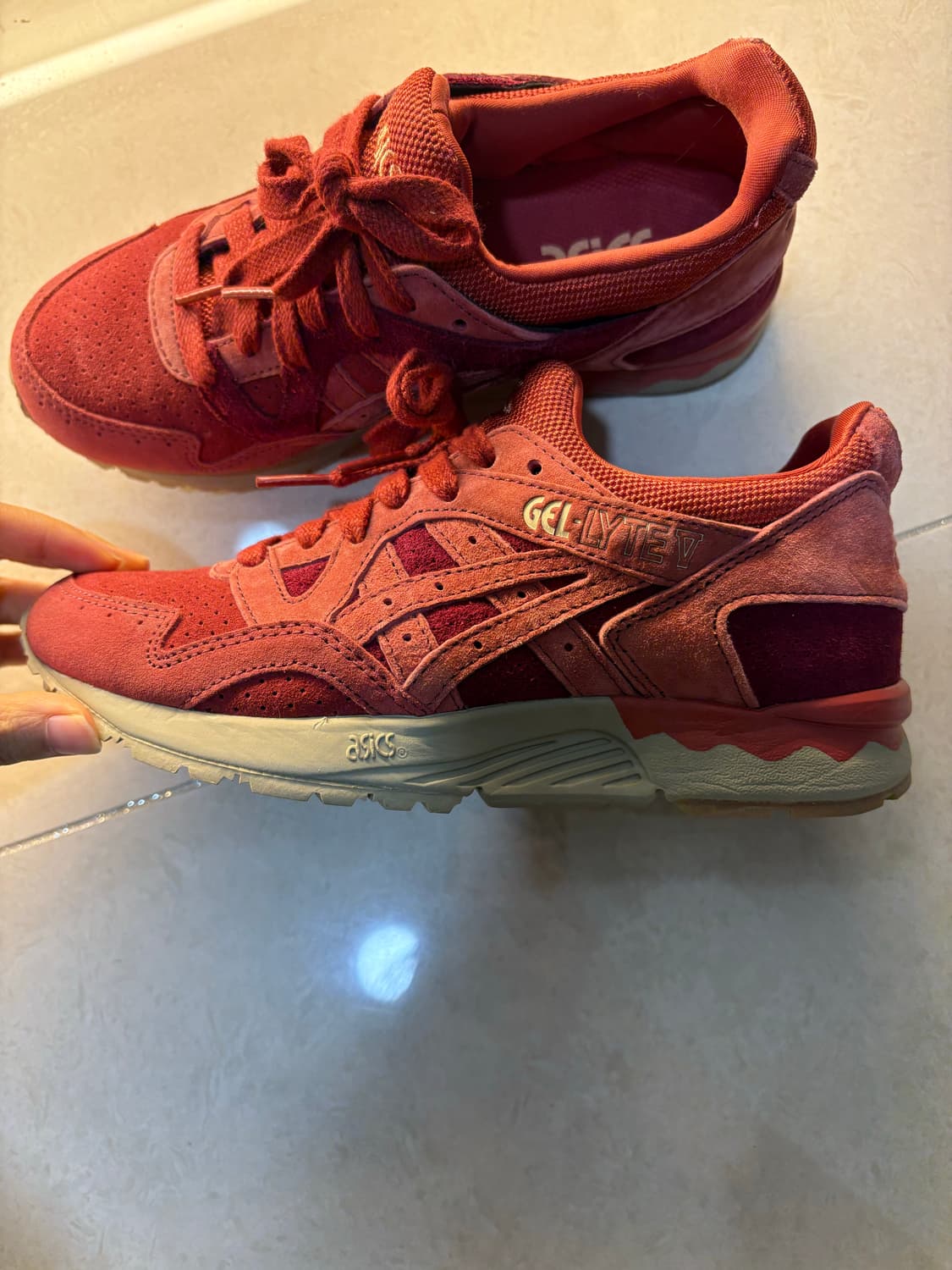 아식스 젤라이트 V 레드 상품이미지3