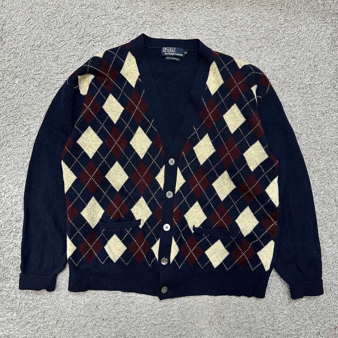 [100] 폴로00s 아가일패턴 가디건 상품이미지2