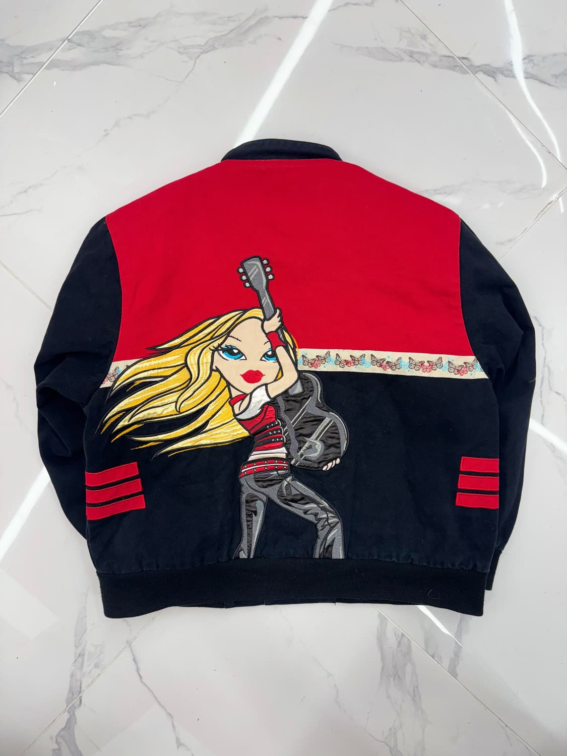 •Japnese vintage 브라츠 Girlz Rock 야구 점퍼 자켓 상품이미지2