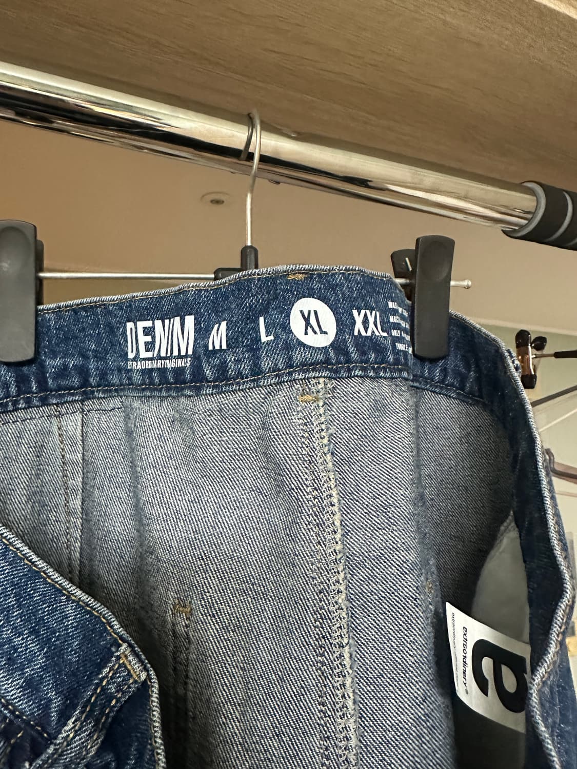 엑스트라오디너리 더블니 데님 인디고 XL 상품이미지4