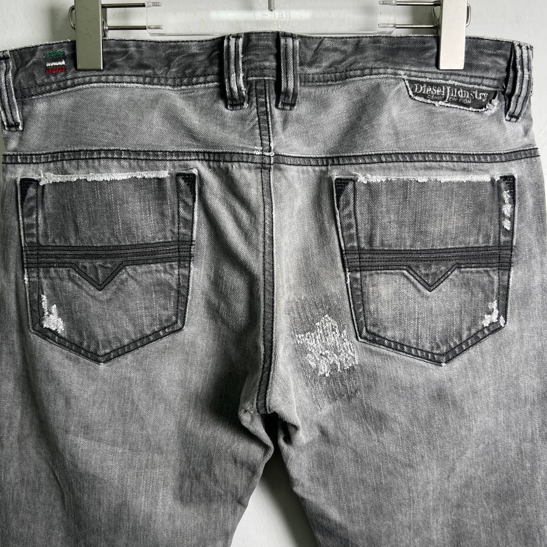 diesel 디젤 사파도 그레이 워싱 데님 팬츠 32 상품이미지7