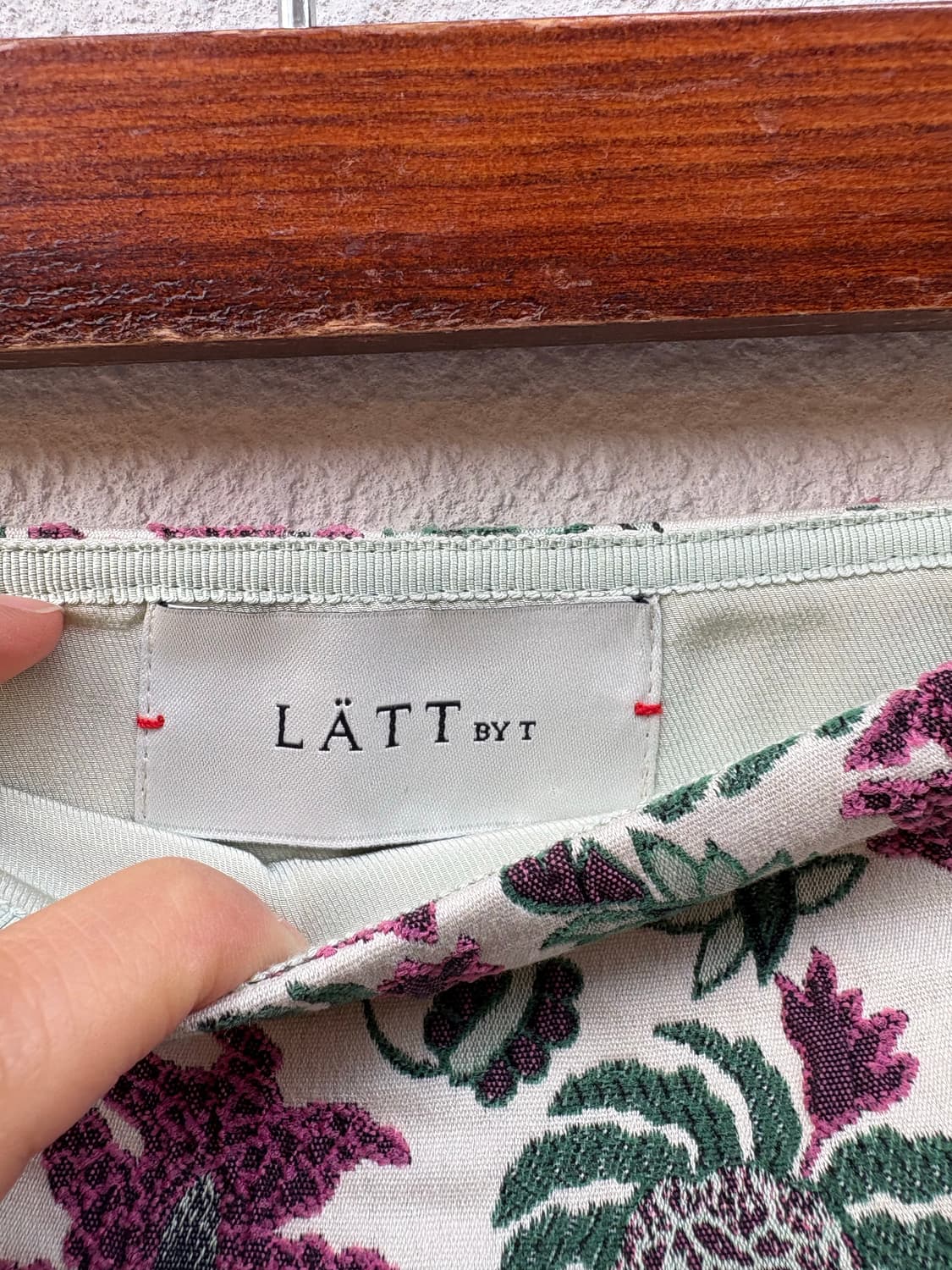 Latt by t 자카드 스커트 상품이미지5