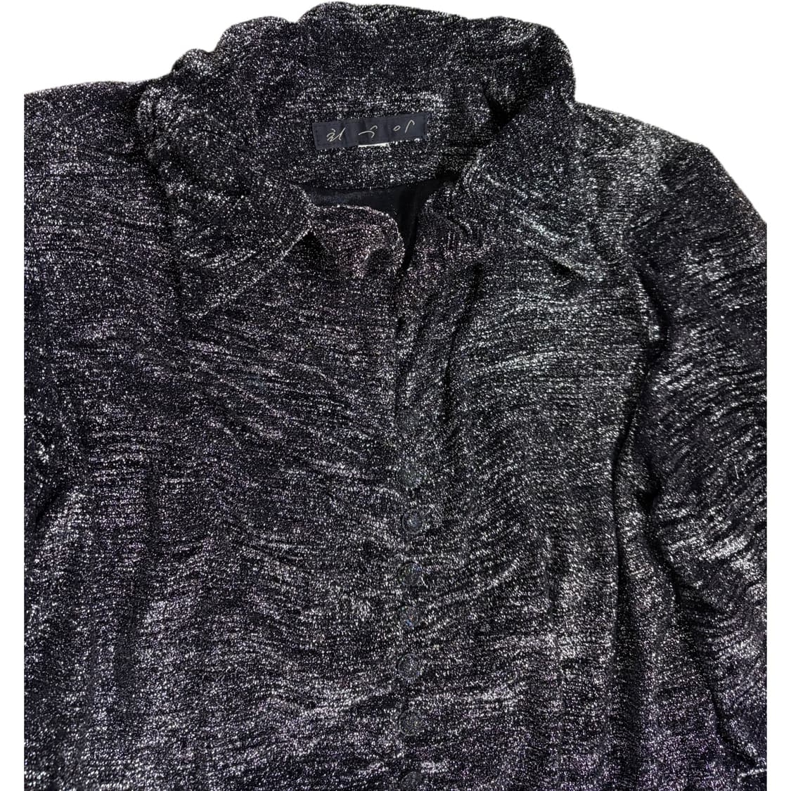 빈티지 글리터 블라우스 상품이미지3