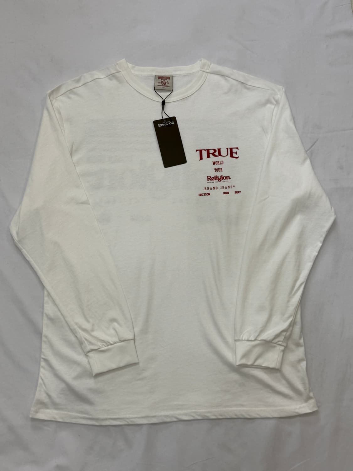 [새제품]트루릴리전 롱슬리브 화이트 L 상품이미지3