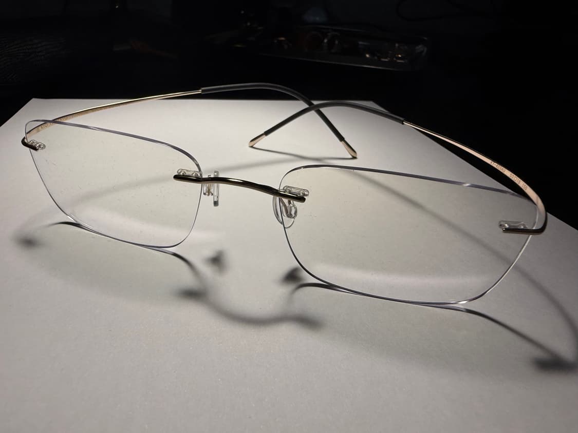 키오야마토 Kio Yamato 티타늄 무테안경 미착용 새상품  상품이미지3