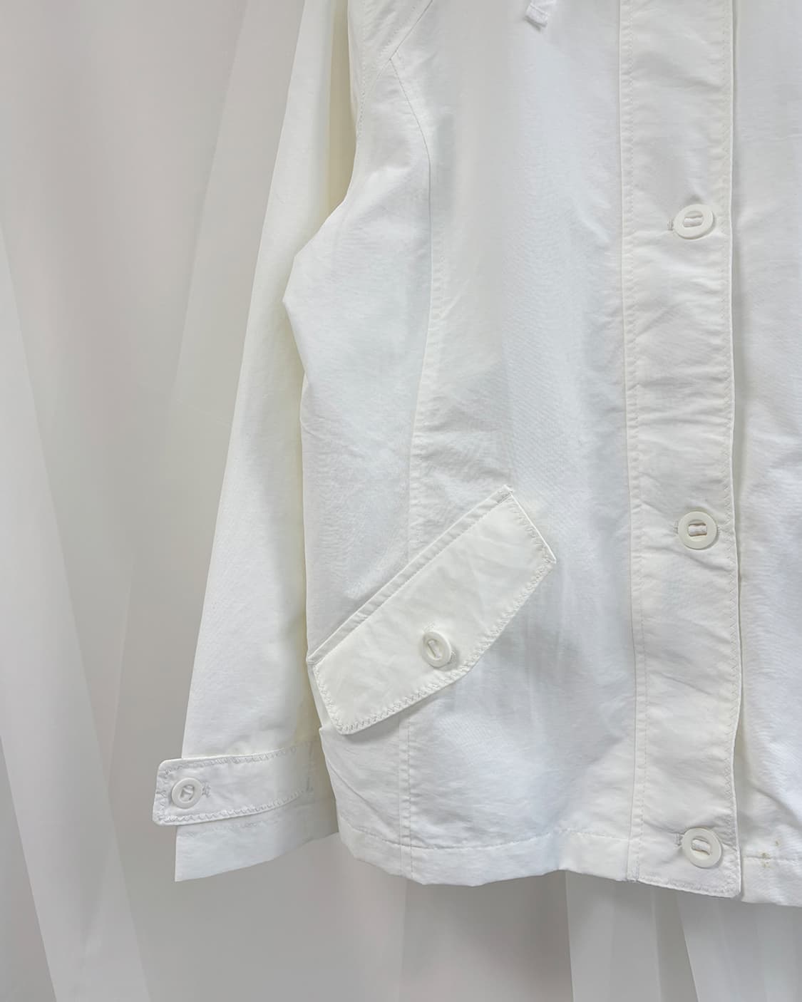 LAND'S END off-white hoodie windbreaker  상품이미지4