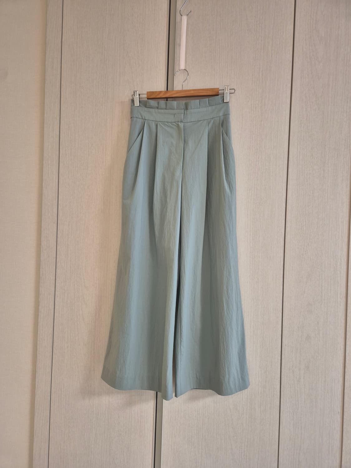 미샤 와이드 핀턱 슬랙스 상품이미지5