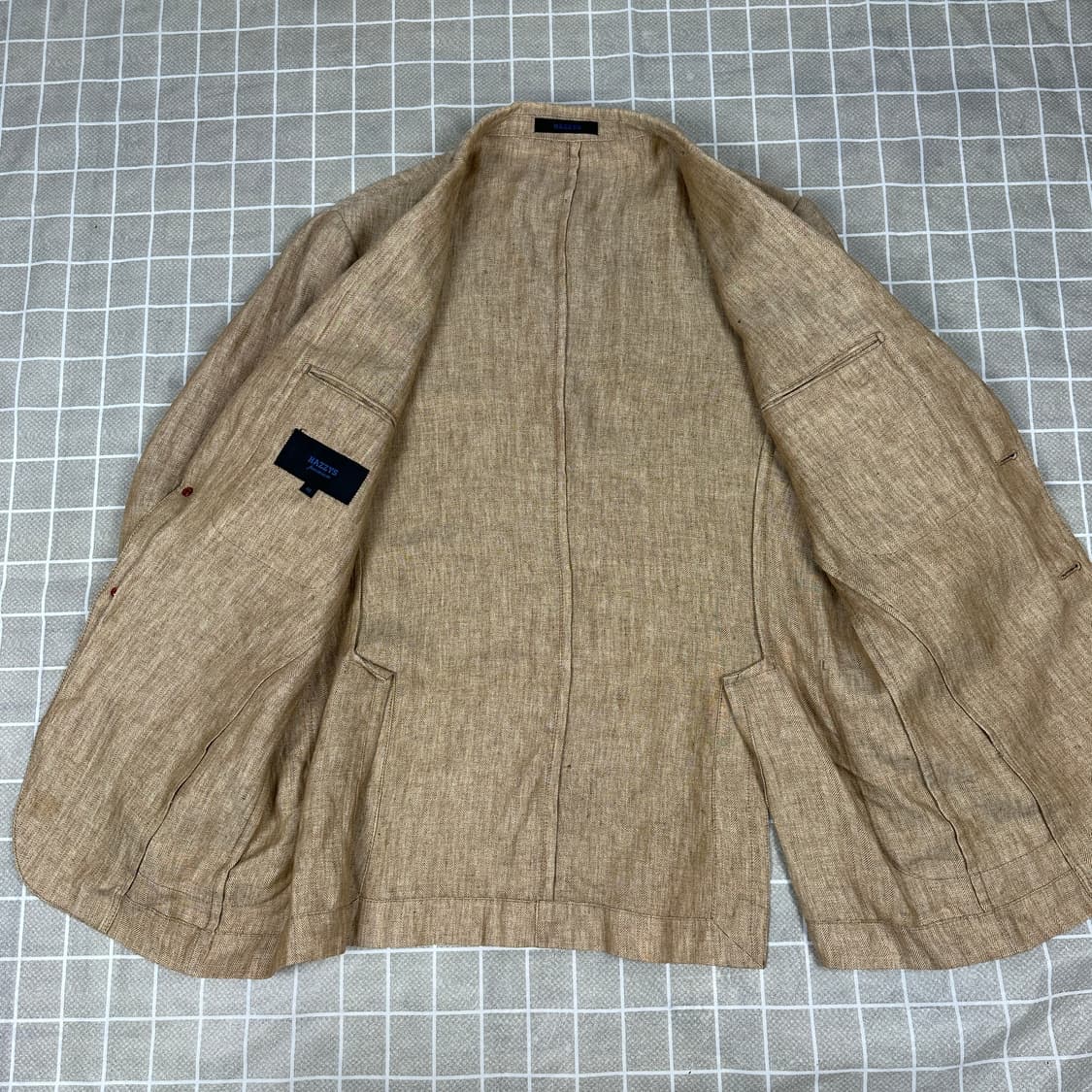 헤지스 프리미엄 린넨 블레이져 자켓 100 상품이미지7