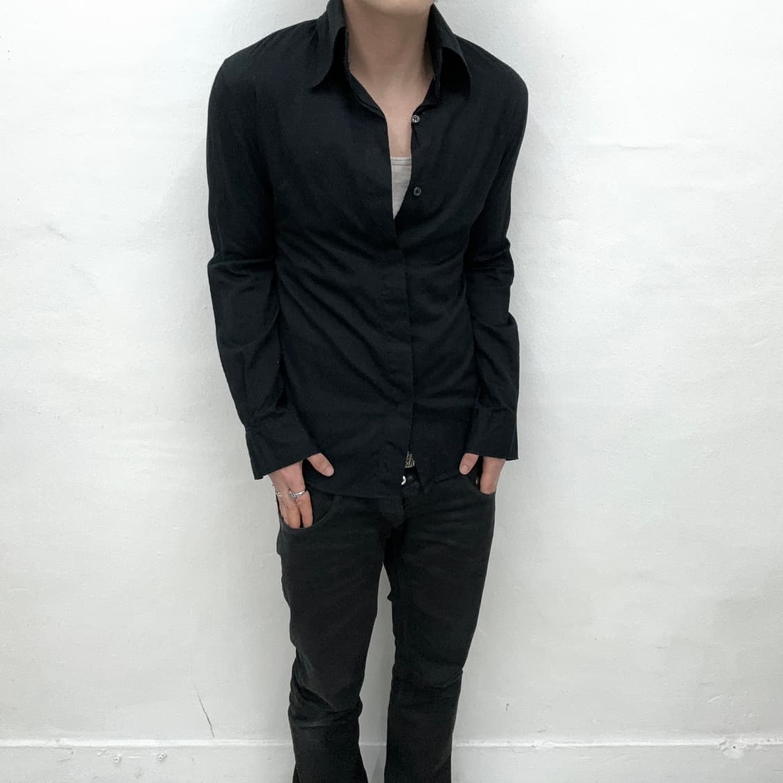 Maniac work back cross shirts 상품이미지3