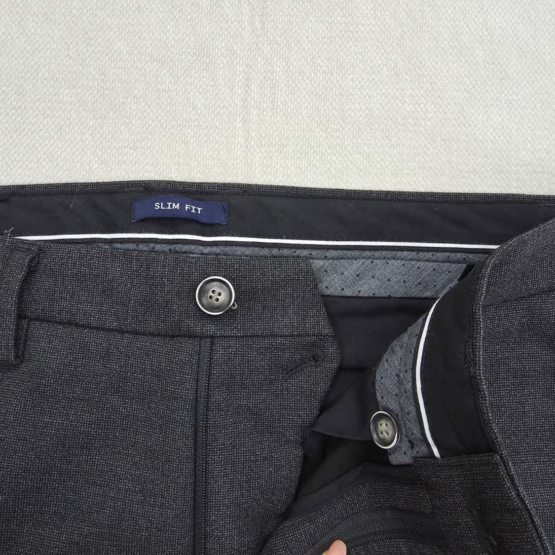 [84-96] 헤지스 슬림핏 정장 바지 팬츠 1223J2 상품이미지3