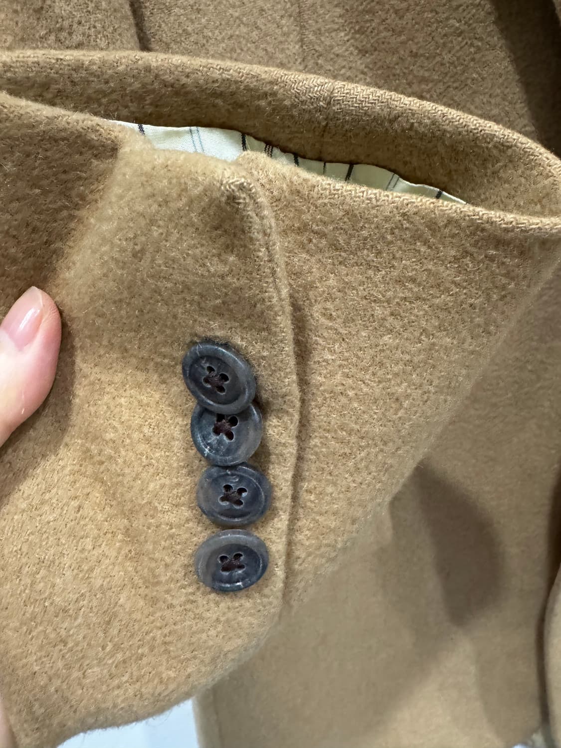 폴로 랄프로렌 캐멀 헤어 블레이저 39 상품이미지5