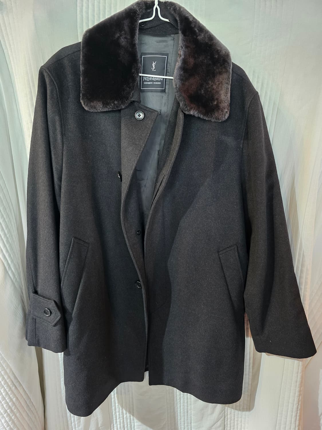 입생로랑 캐시미어 빈티지 오버핏코트 상품이미지1