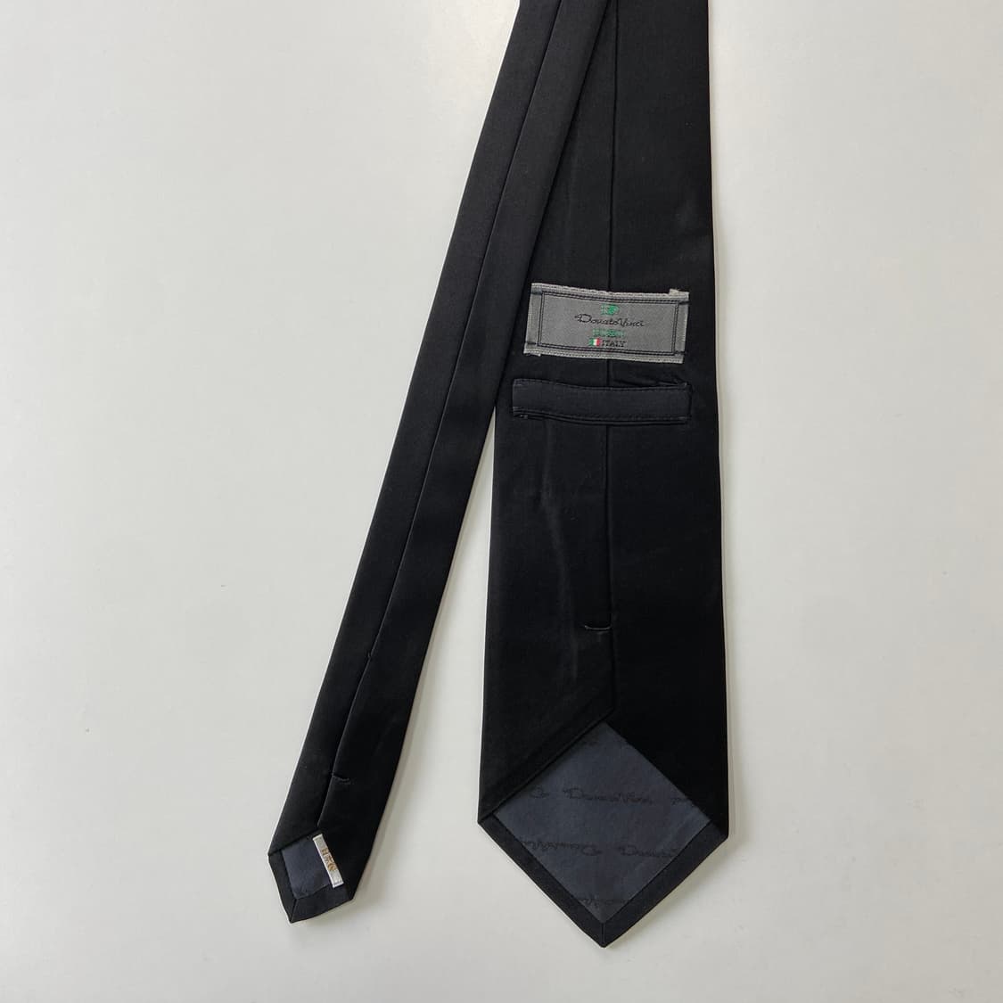 Donato Vinci 블랙 실크 이태리 넥타이 상품이미지3