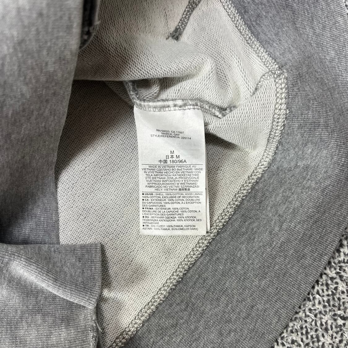 <갭 빅 로고 후드집업> No.1371 상품이미지7