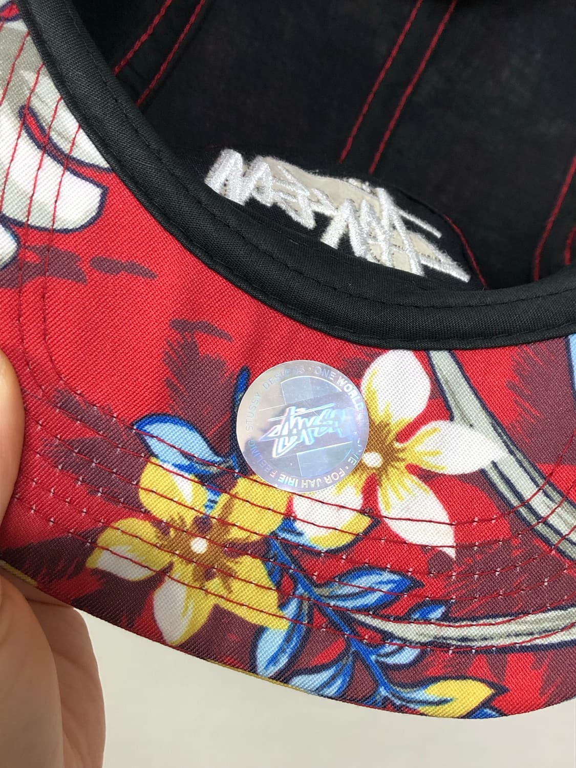 스투시 플로럴 하와이안 5패널 캠프캡 볼캡 모자 _ 레드 상품이미지9