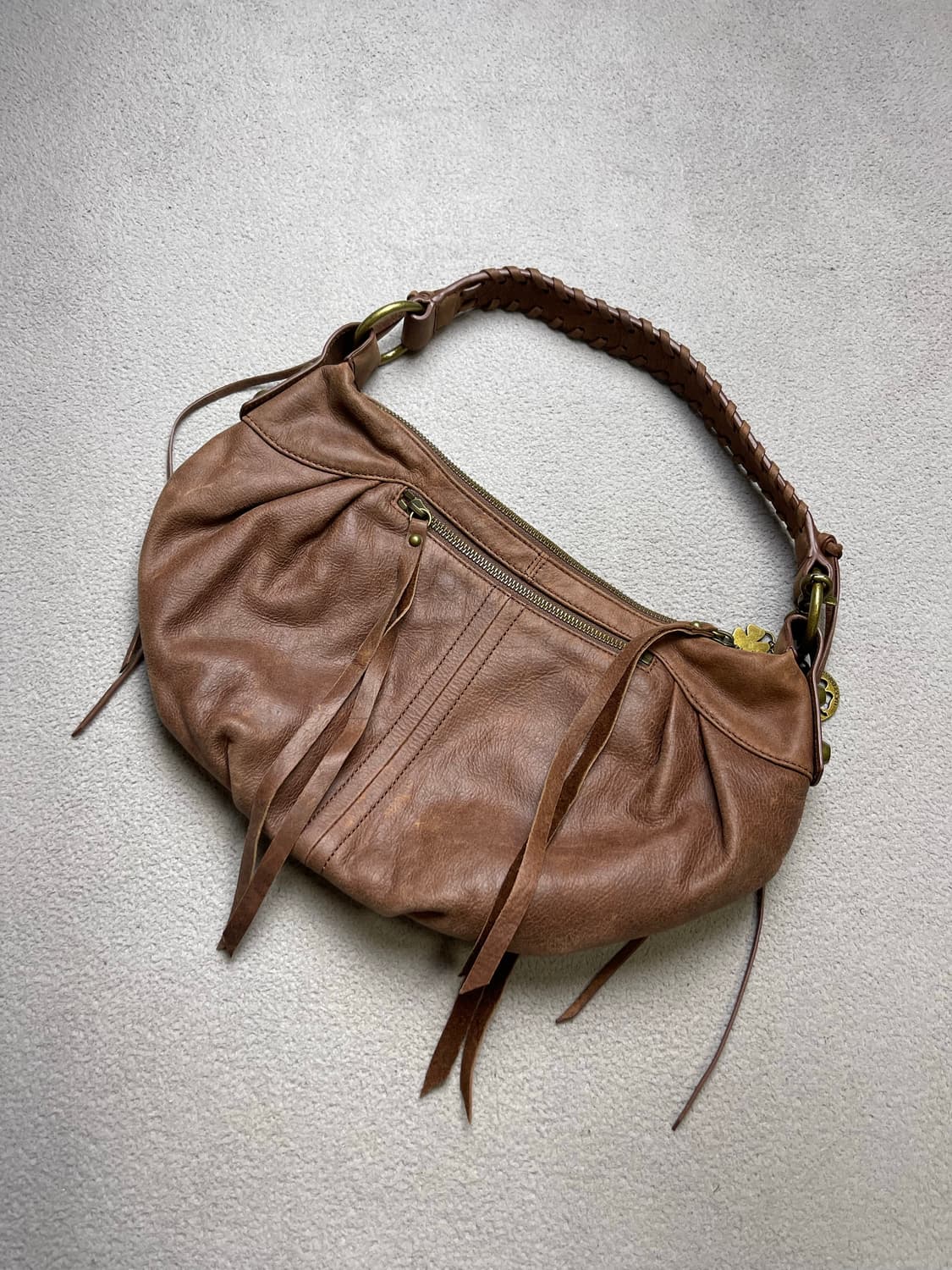 LUCKY BRAND 빈티지 양가죽 가방- 숄더백 상품이미지5