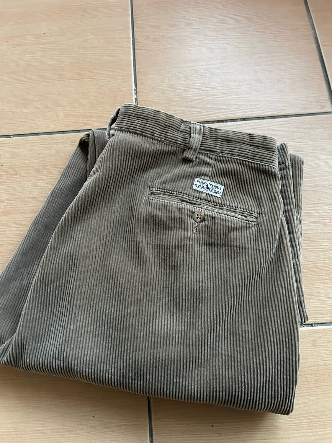 90’s 폴로랄프로렌 코듀로이 앤드류팬츠 36in 상품이미지1