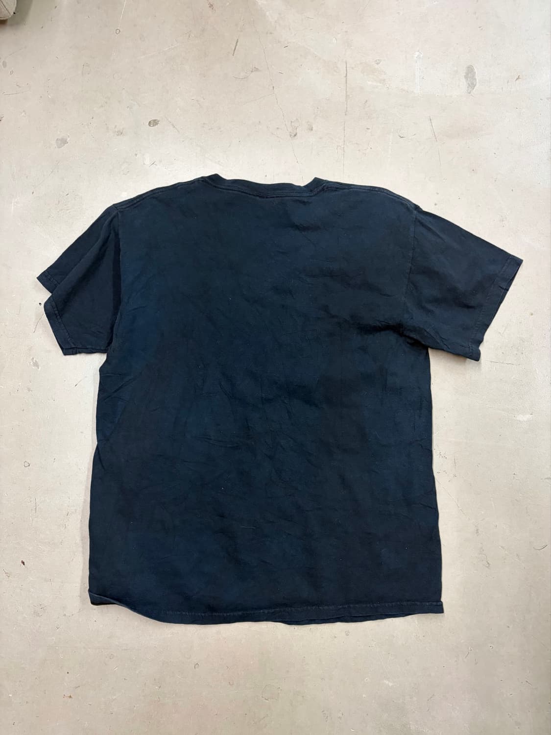 빈티지 뉴저지 그래픽 티셔츠 L Navy 상품이미지2