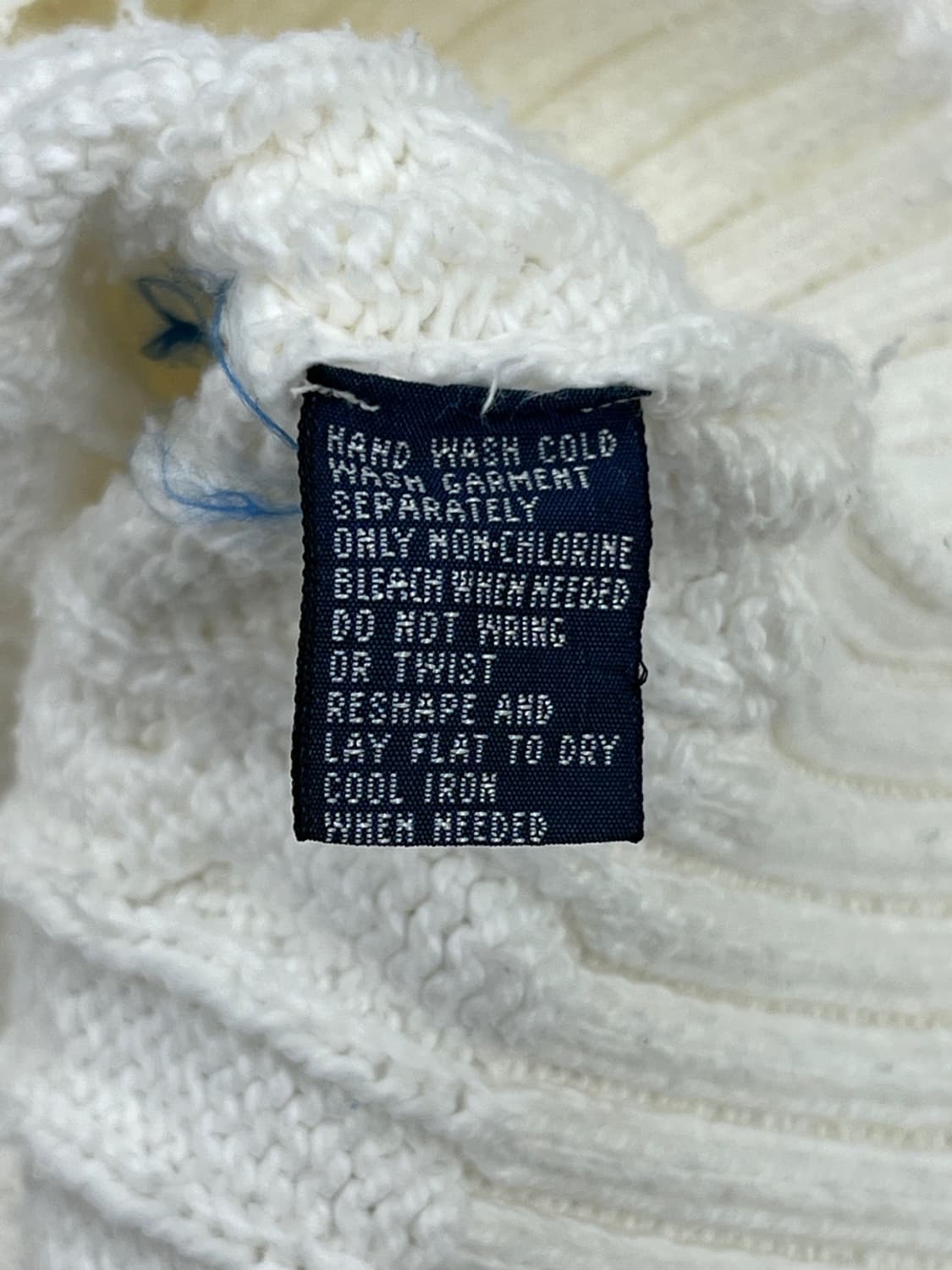 폴로 랄프로렌 화이트 래글런 케이블 니트 상품이미지8