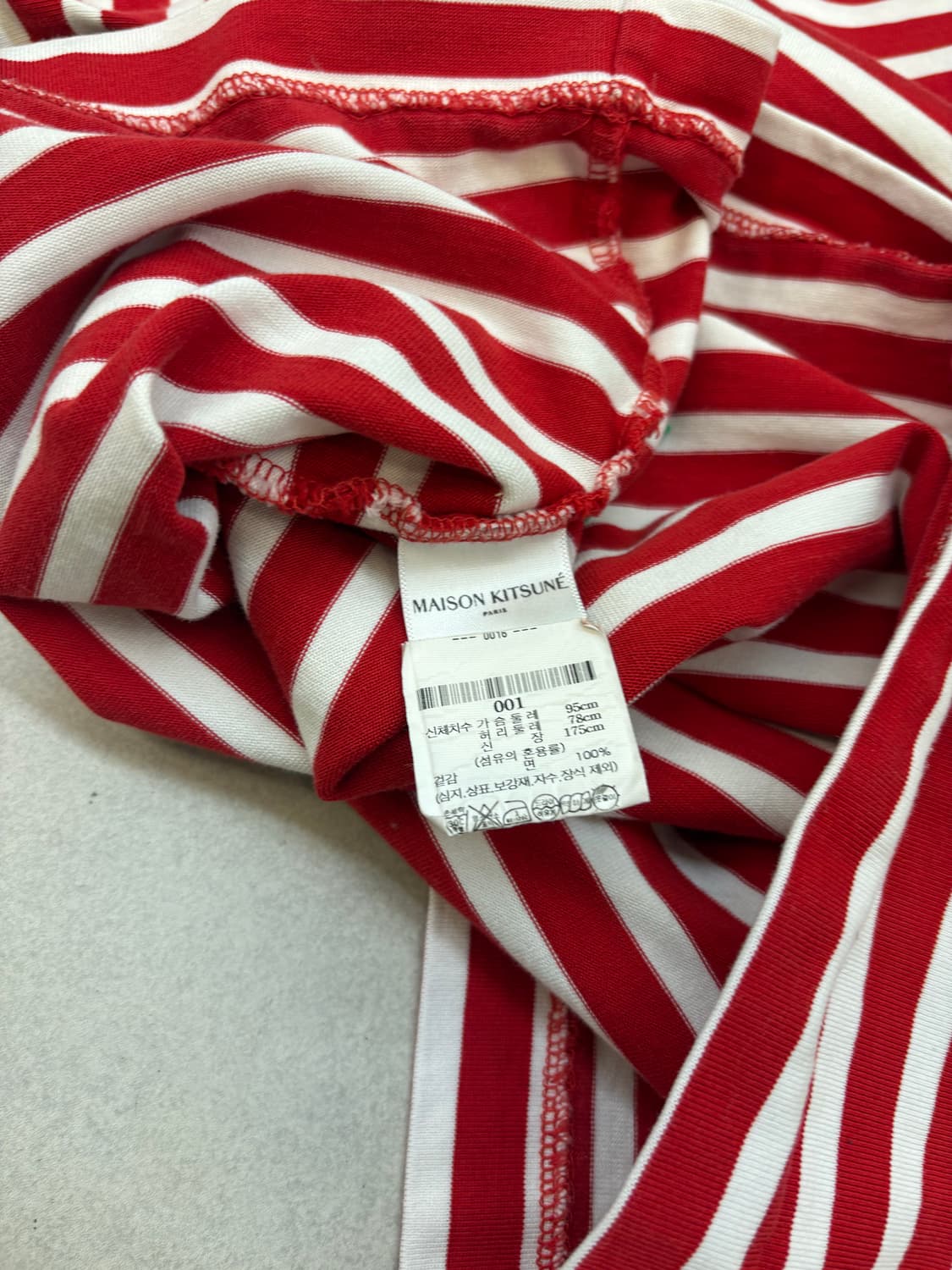 메종키츠네 스트라이프 롱슬리브 상품이미지6