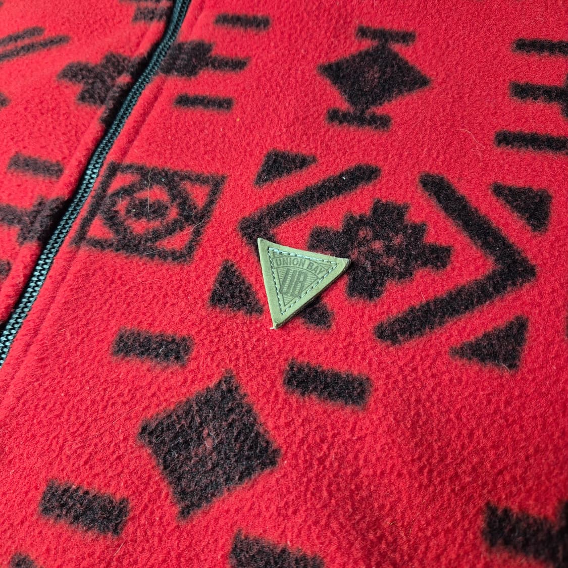 90s 미제 패턴 플리스 상품이미지3