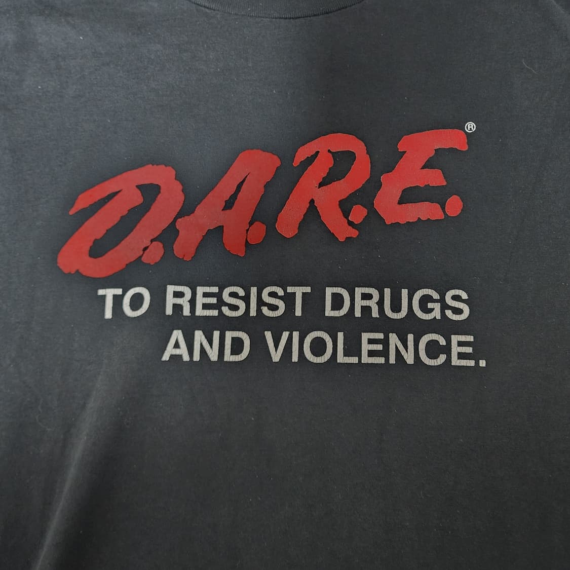 [L] 90s 빈티지 DARE 티셔츠 블랙 ver.5 상품이미지2