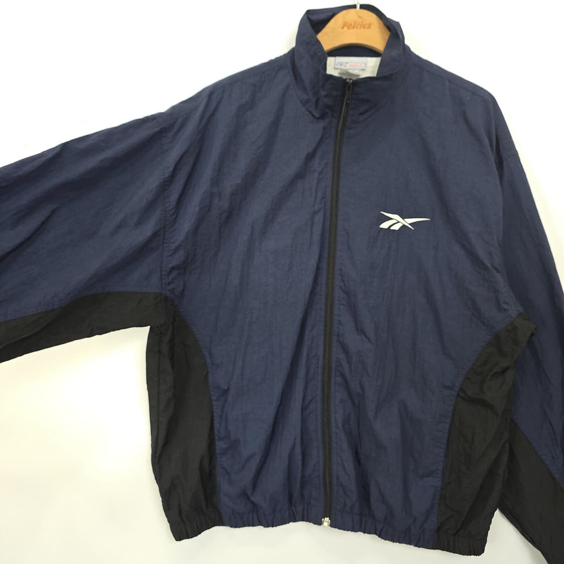 남성용 리복 Reebok 올드스쿨 바람막이 윈드브레이커 자켓 L 상품이미지4