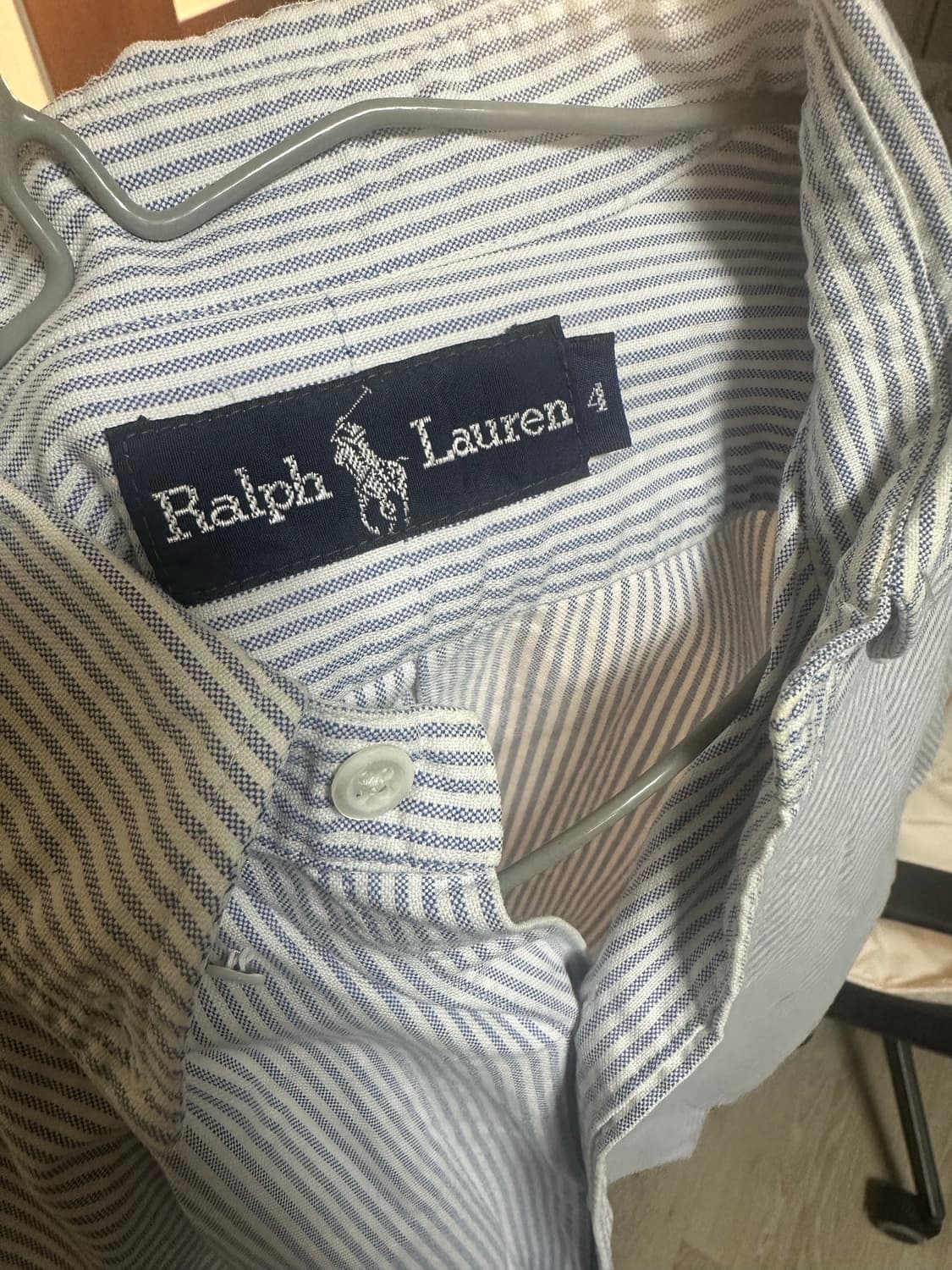 폴로 랄프로렌 로고 반팔 셔츠 XL 상품이미지2