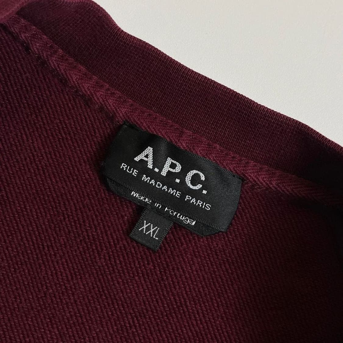 아페쎄 APC 옴므 20ss 로고 자수 맨투맨 PR1817 상품이미지4