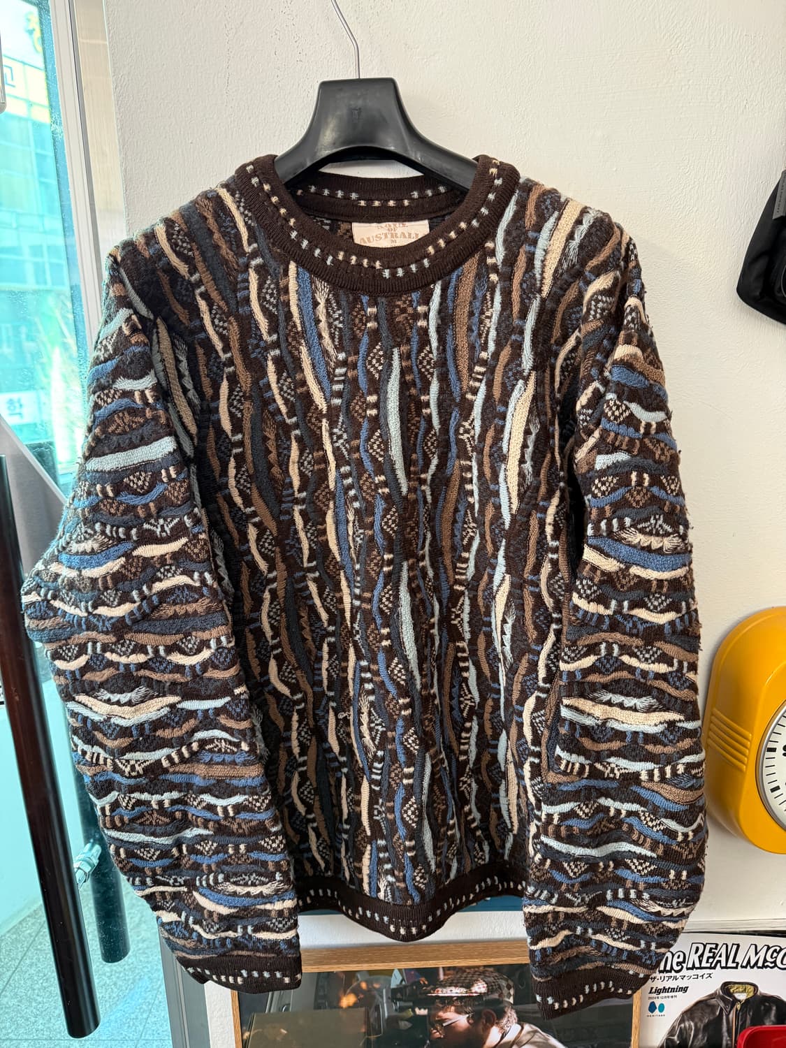 SOUL OF AUSTRALIA 텍스처 니트 M 상품이미지1