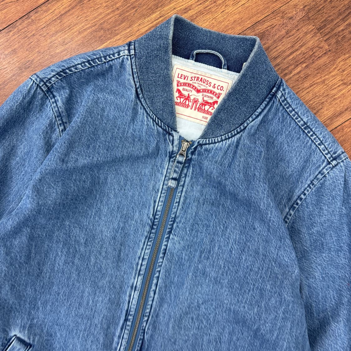 M(100)리바이스 데님 블루종 자켓  상품이미지2