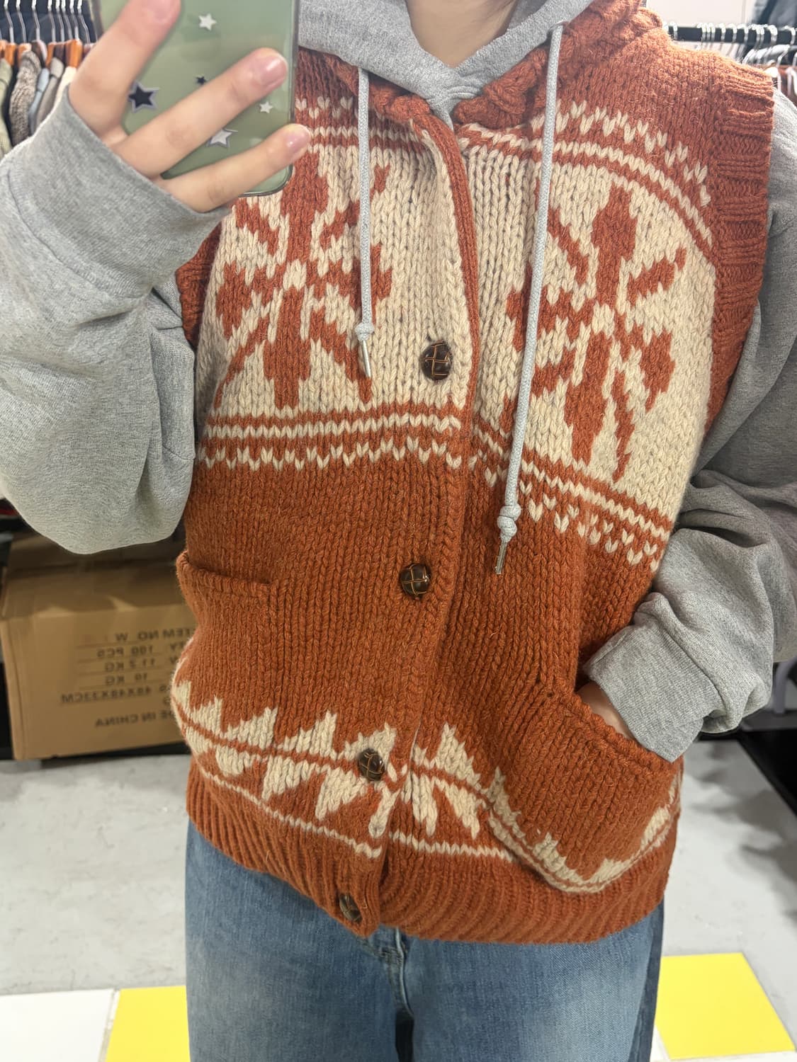 [M] niko and 니코앤드 헤비울 100% 숄칼라 베스트 상품이미지1