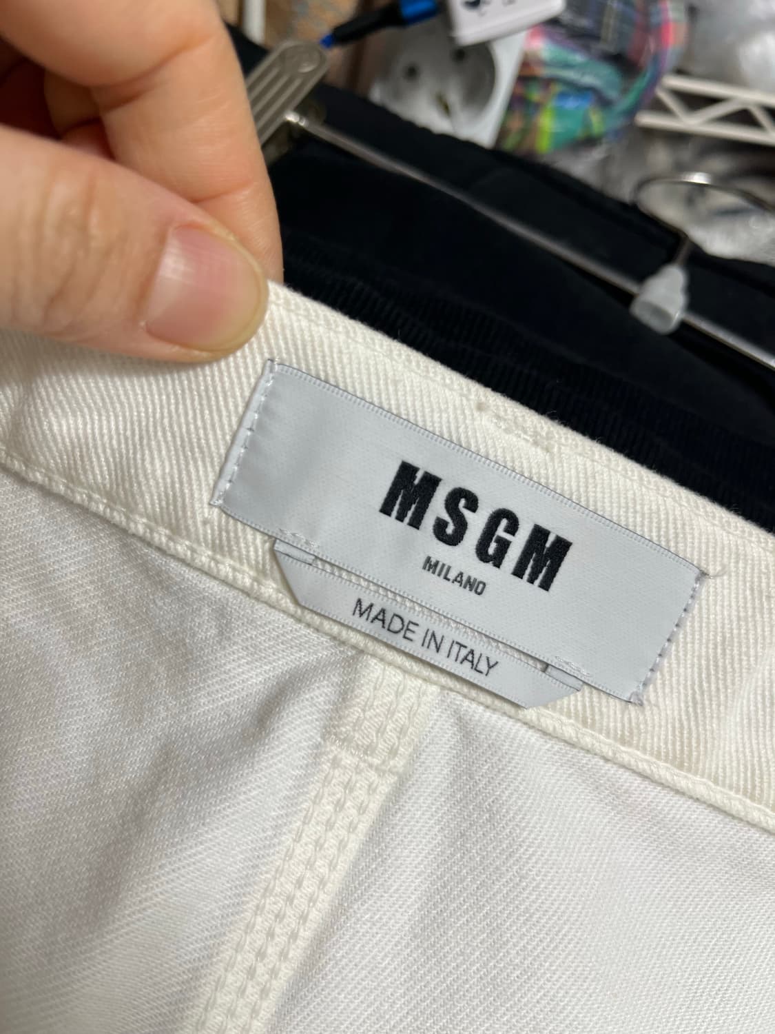 MSGM 엠에스지엠 화이트 반바지 46  상품이미지2