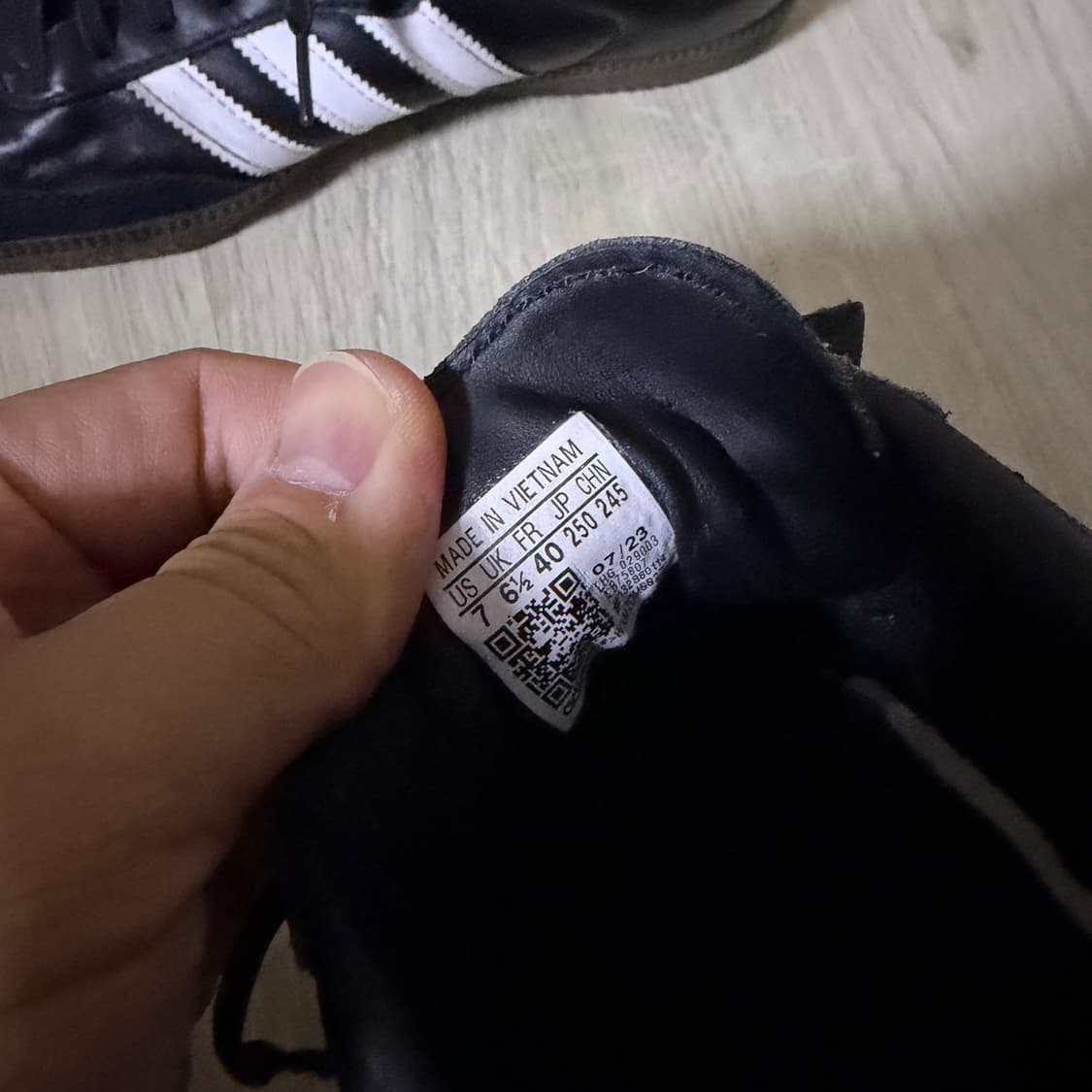 아디다스 삼바 OG  블랙&화이트 B75807 (245-250) 상품이미지7