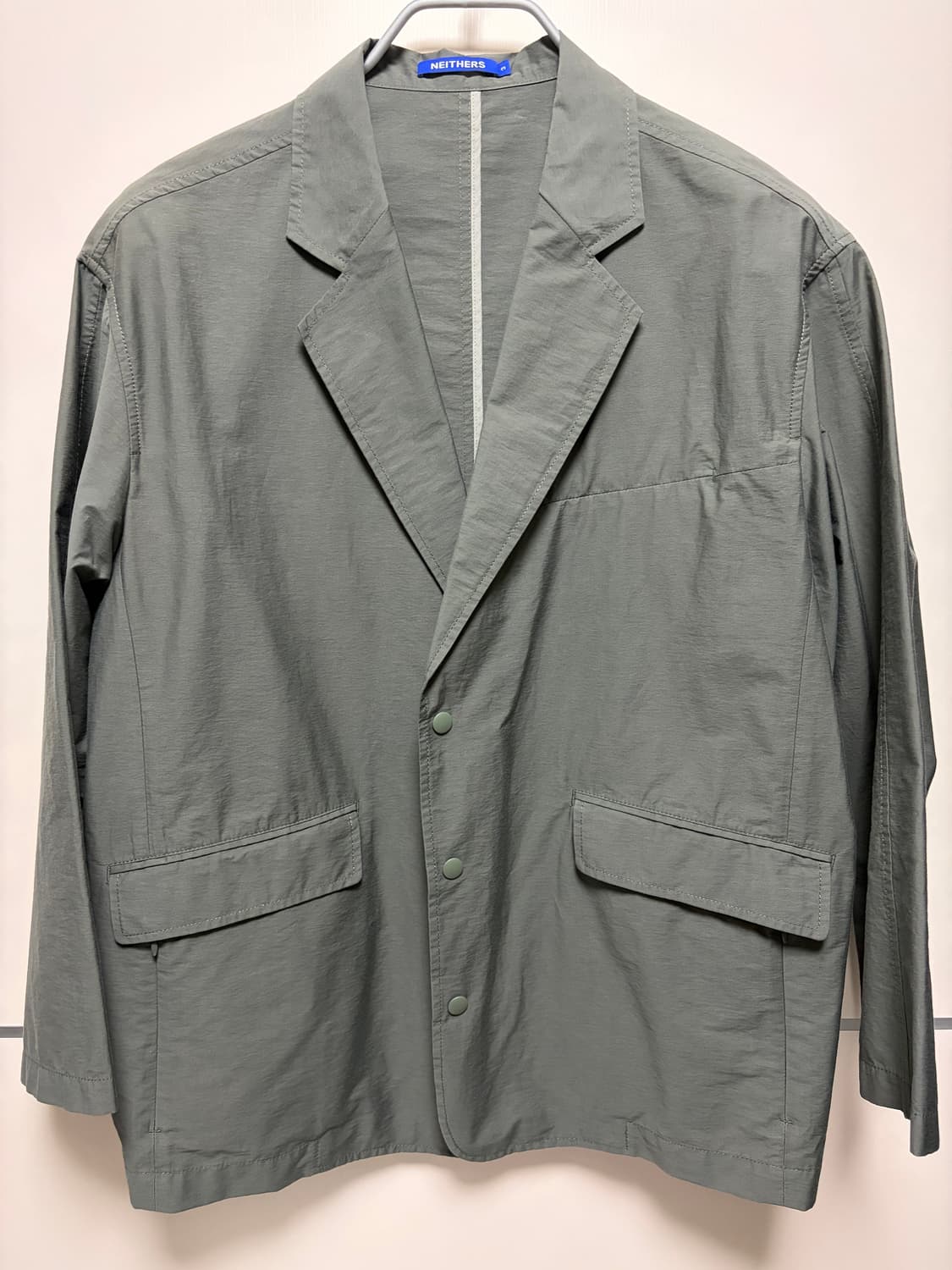 네이더스 NEITHERS 크리에이터수트세트업 Olive Grey 상품이미지5