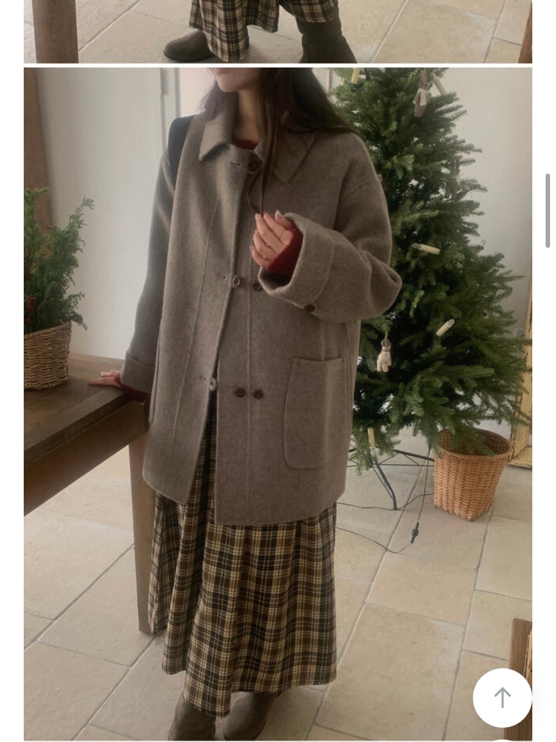 무드인슬로우 베이지 코트 상품이미지3