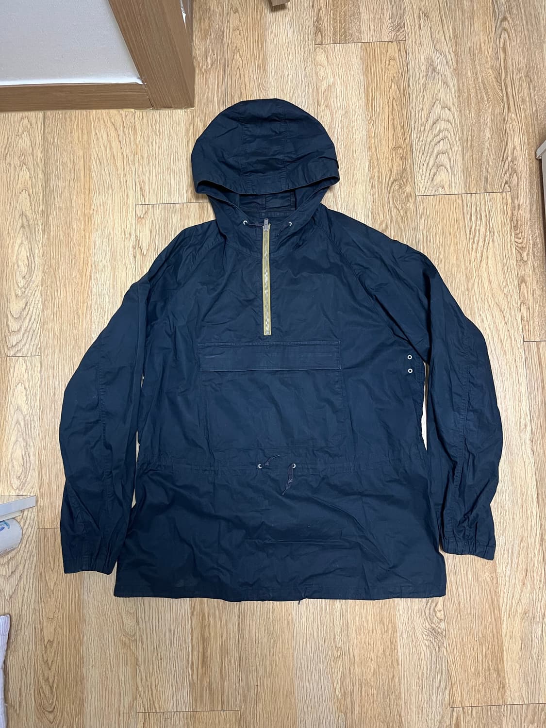 피그벨 아노락 후드집업 블랙 상품이미지1