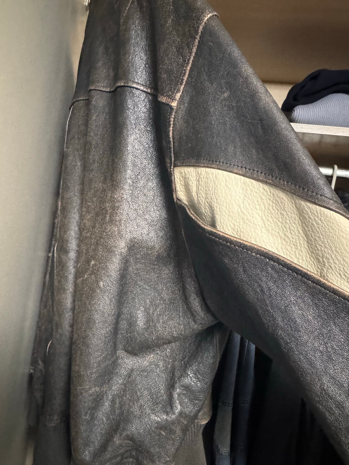쿠어 가죽자켓 라지사이즈 상품이미지3