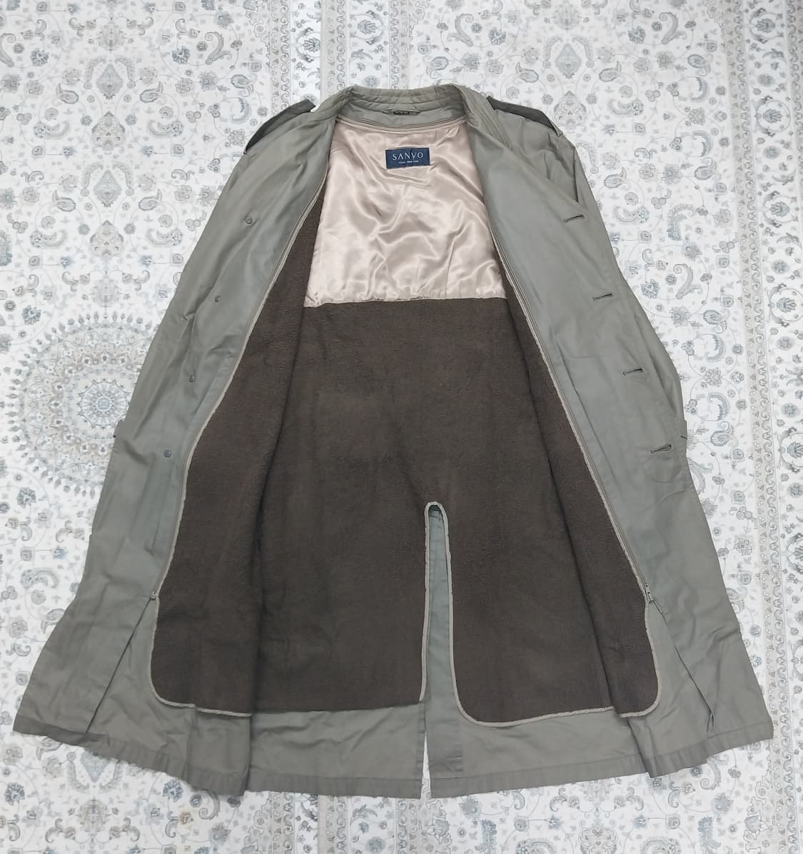 SANYO 트렌치 코트 카키색 (100-105) 상품이미지2