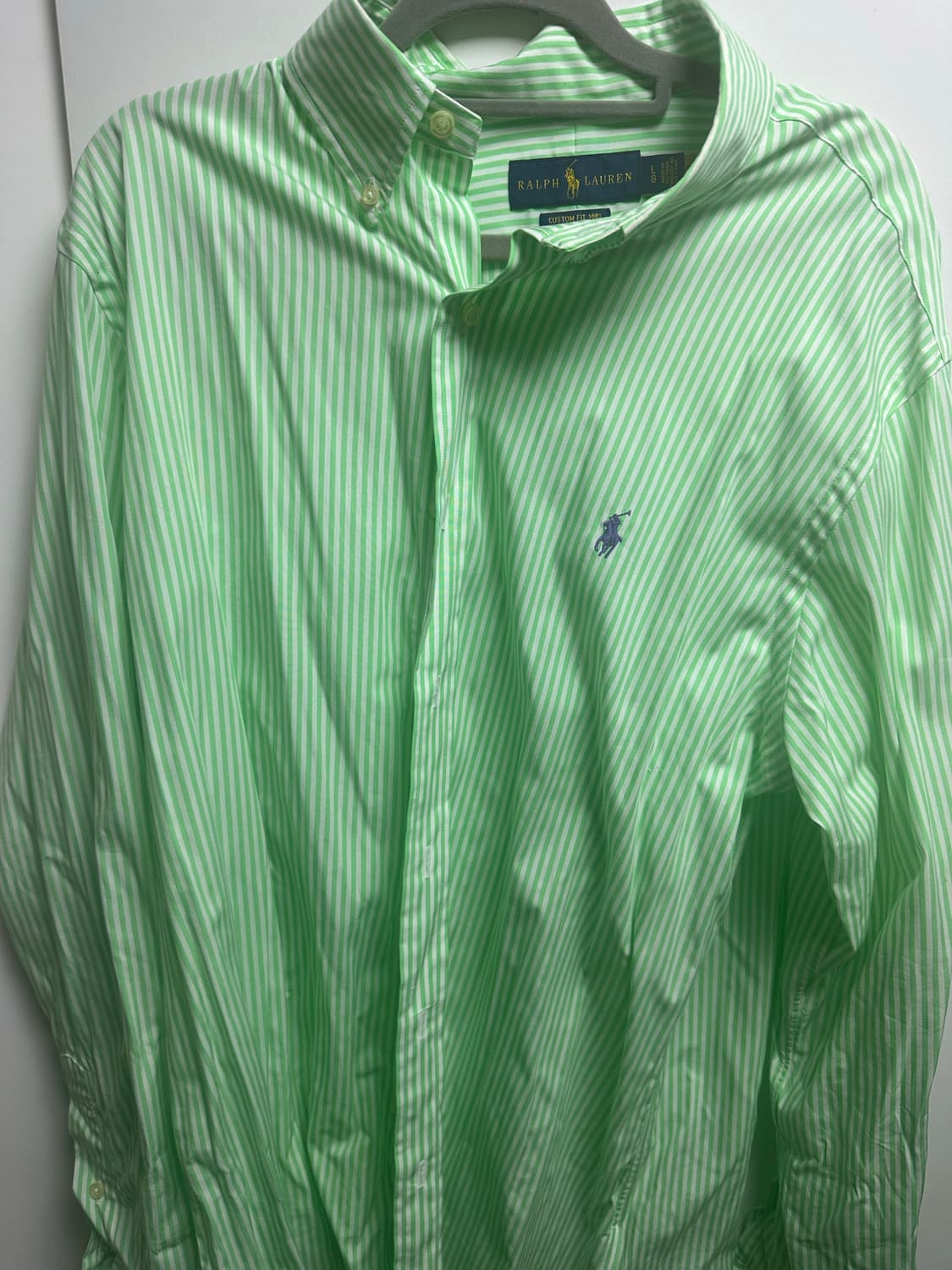 폴로 커스텀핏 셔츠 l사이즈 한국 정발 상품이미지1