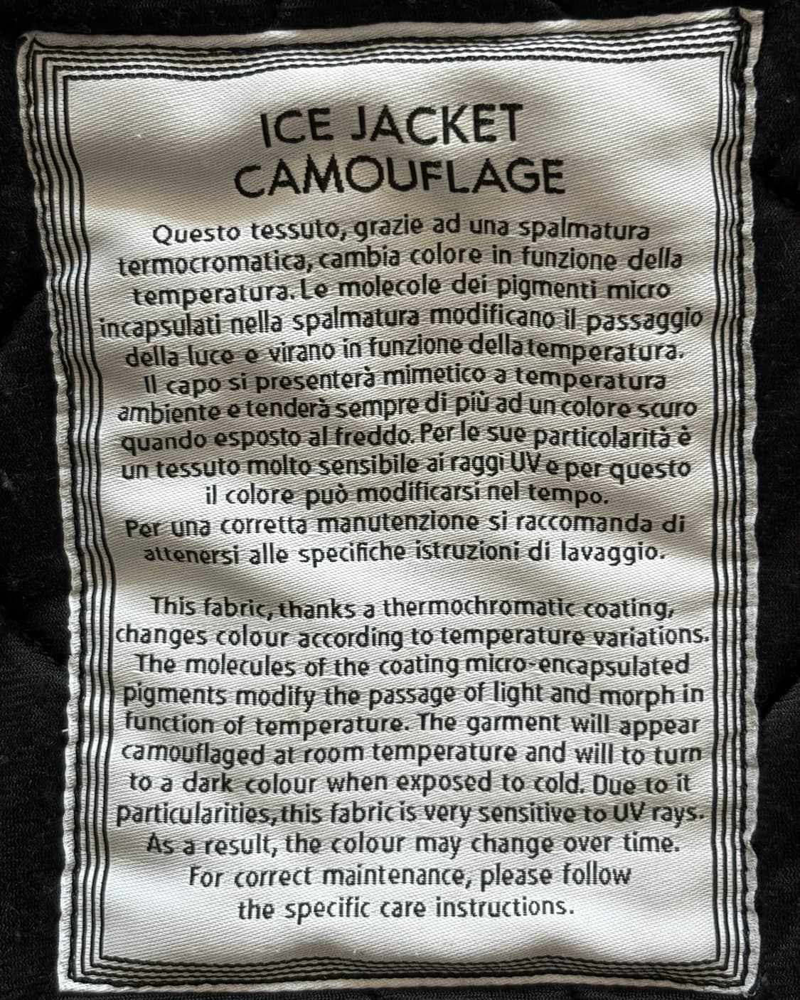 Stone Island 스톤아일랜드 2011AW 아이스 카모 자켓 상품이미지7