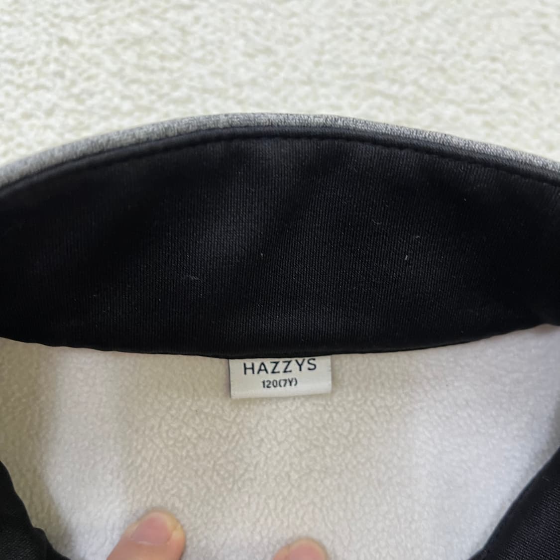 120 헤지스 키즈 기모 집업 자켓 0323M 상품이미지2