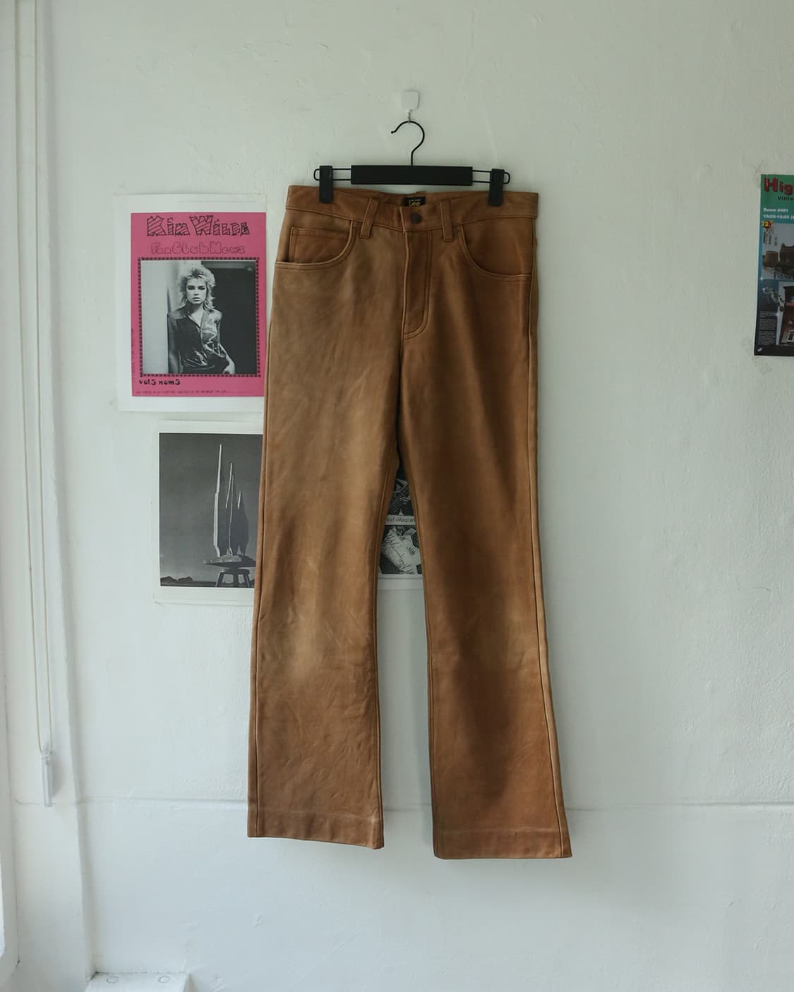 LEE 레더 부츠컷 팬츠 상품이미지3