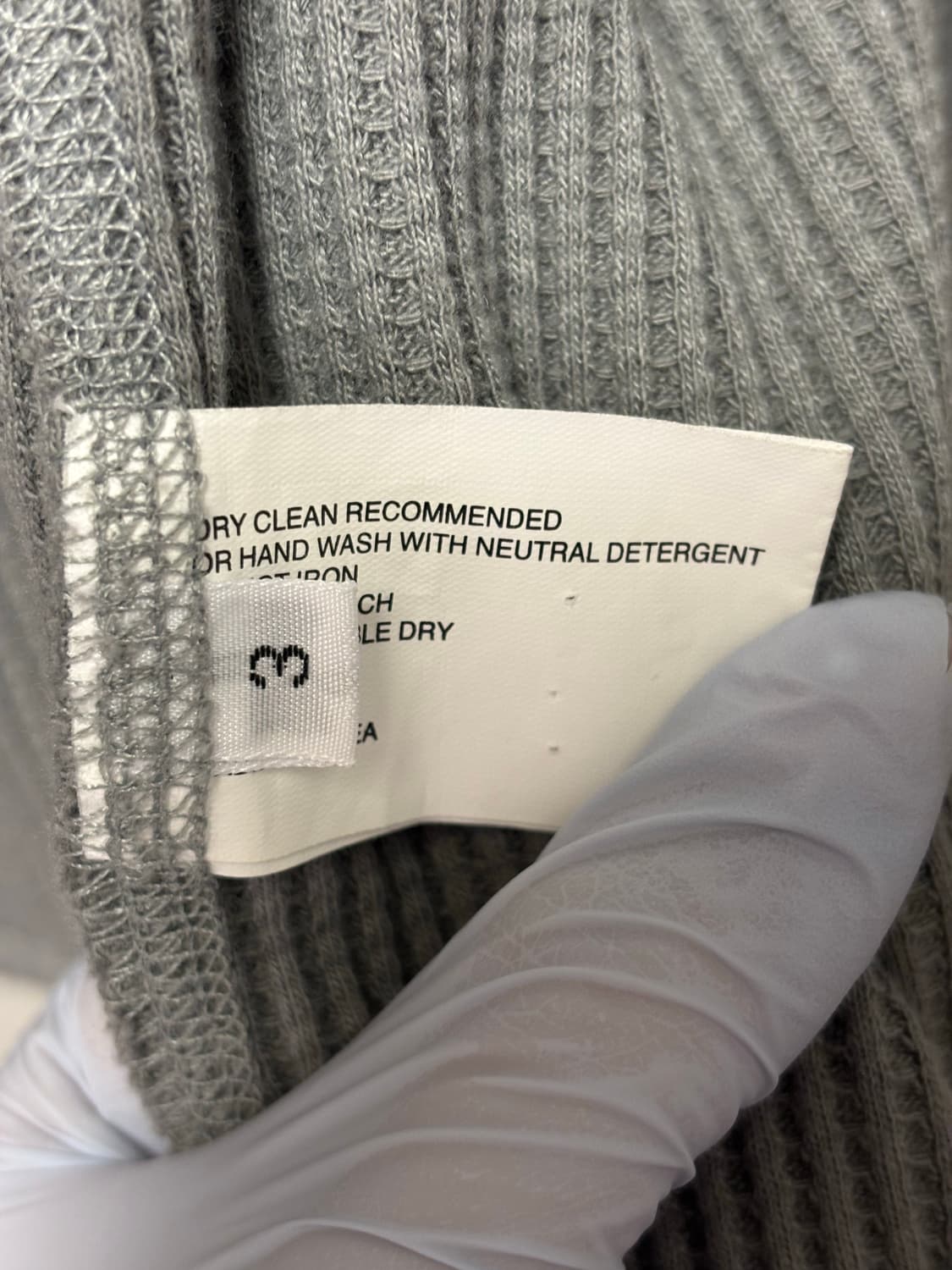 jichoiCOMFORT 24-001 WAFFLE ZIP HOODIE 상품이미지8