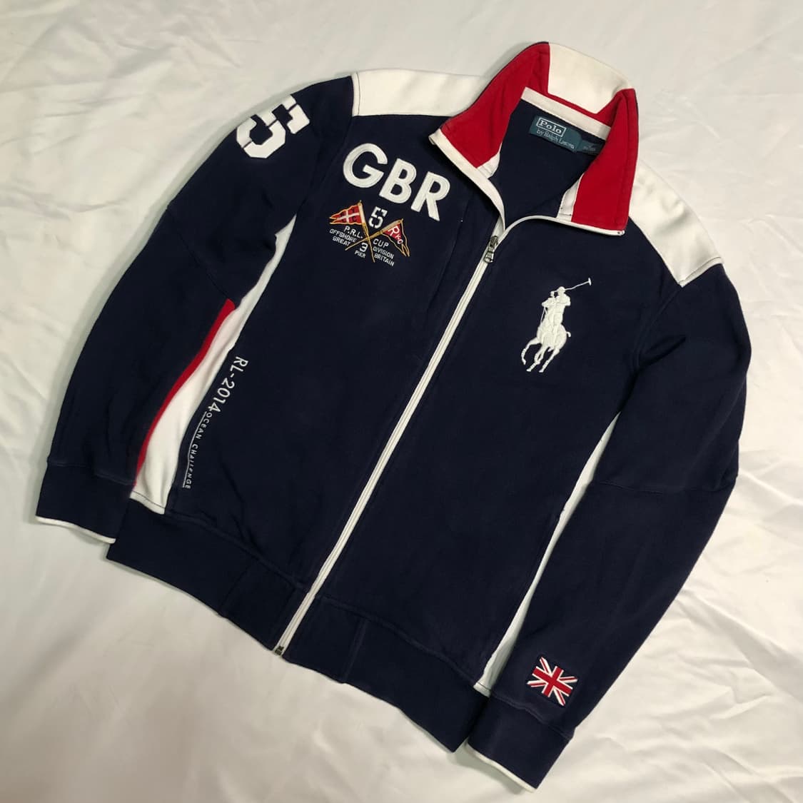 폴로 랄프로렌 빅포니 GBR 레이싱 잉글랜드 트랙탑 자켓 상품이미지2