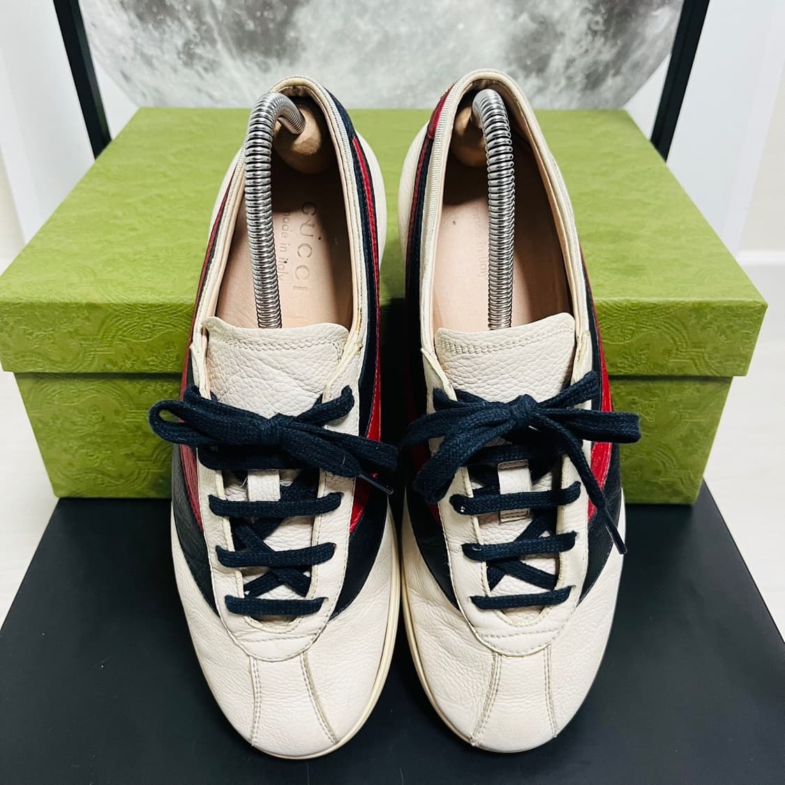 정품 7) 구찌 꿀벌 파라체르 스니커즈 260~265 상품이미지3