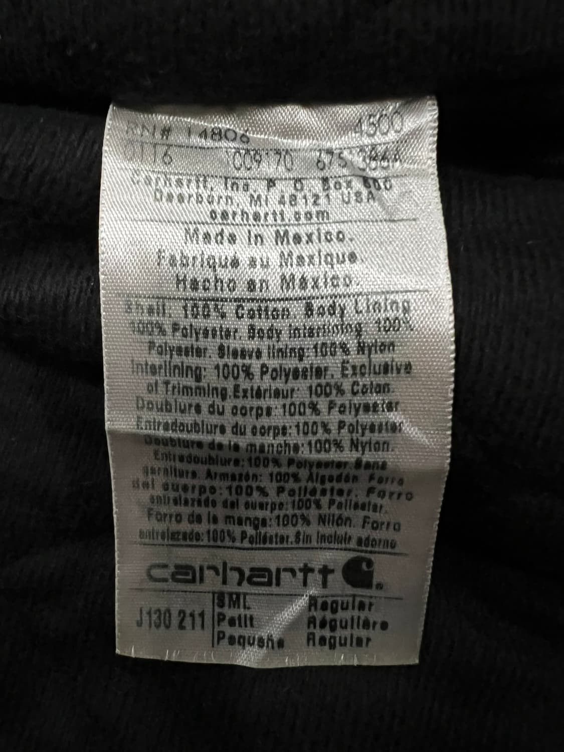 (S)칼하트 덕 액티브 후드자켓 J130 211(BRN) 칼하트브라운 상품이미지5