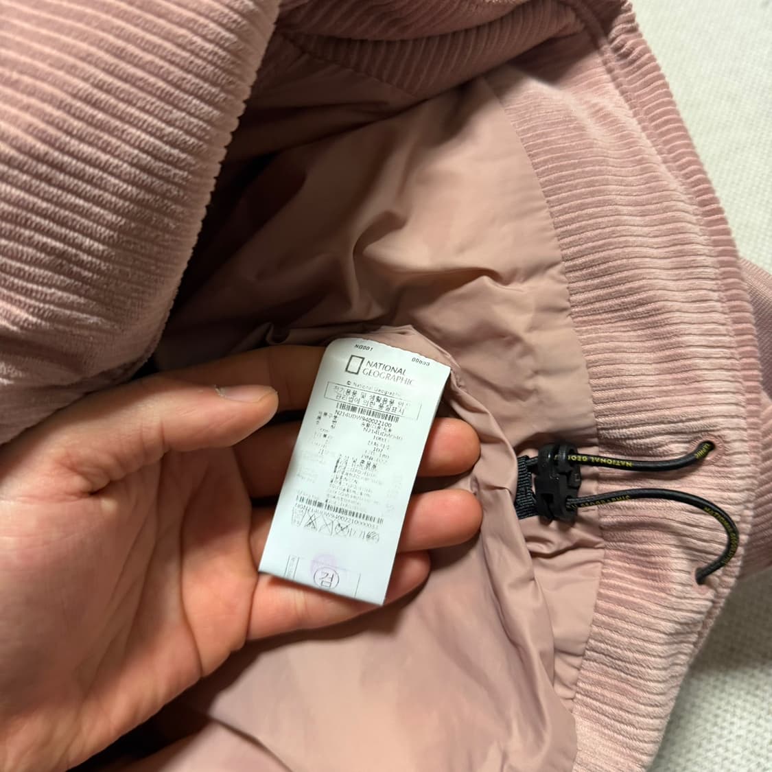 내셔널지오그래픽 코듀로이 숏패딩 상품이미지4