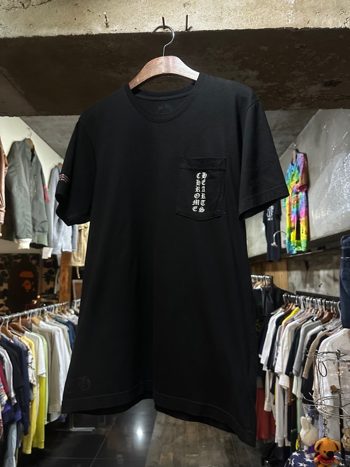 CHROME HEARTS 크롬하츠 레터링 라운드 티셔츠 상품이미지2
